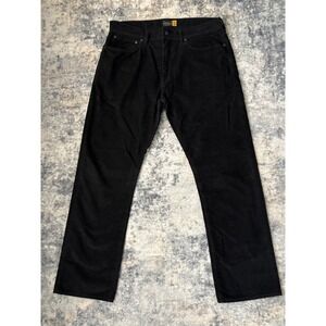 J Crew Corduroy Pants Mens‎ 34x30 Black Slim Straight Preppy Casual